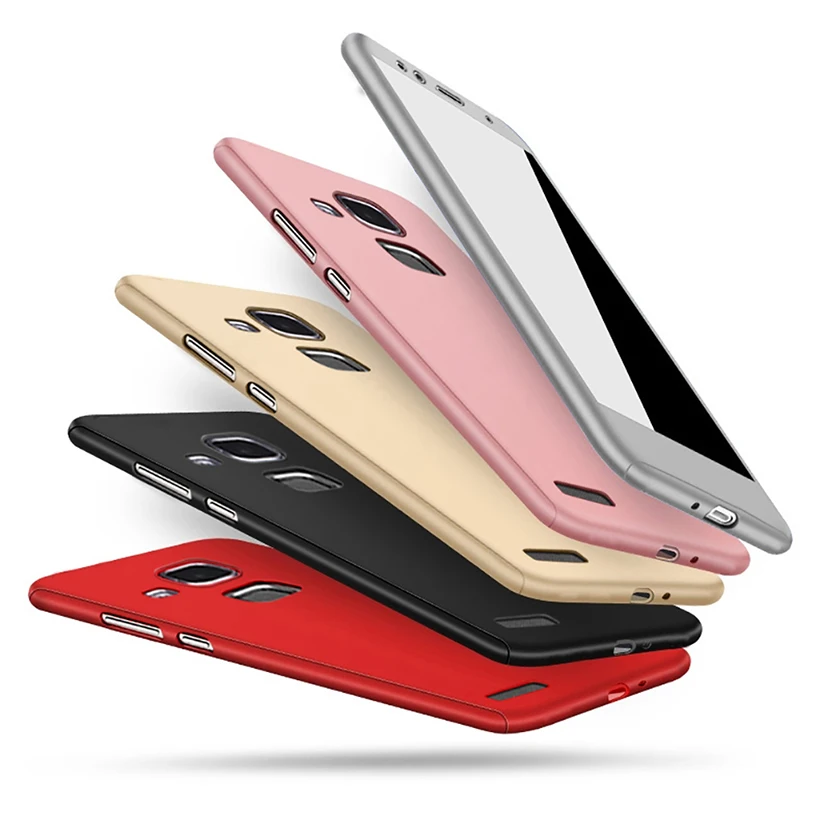 360 градусов Чехлы для Samsung Galaxy J2 Prime J3 J4 J6 плюс J5 J7 J8 2018 2017 2016 на 7 5 Пластик крышка с