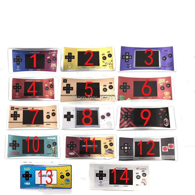 5 шт./лот Новое поступление многомодель подходит для GameboyGBM Limited Edtion оболочка чехол