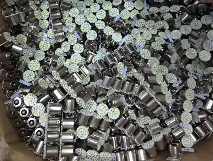2 шт. 1156 SMD 3014 22 светодиодный BA15S P21W Автомобильный задний боковой индикатор парковочная лампа DC12V белая лампа