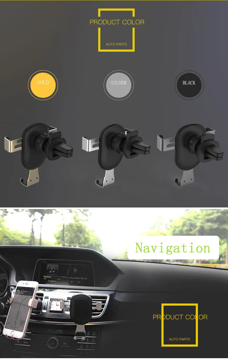 Автомобильный держатель для телефона Gourde для iphone 7 6 5s Air Vent Mount держатель для мобильного телефона для samsung Xiaomi Держатель Универсальная Подставка