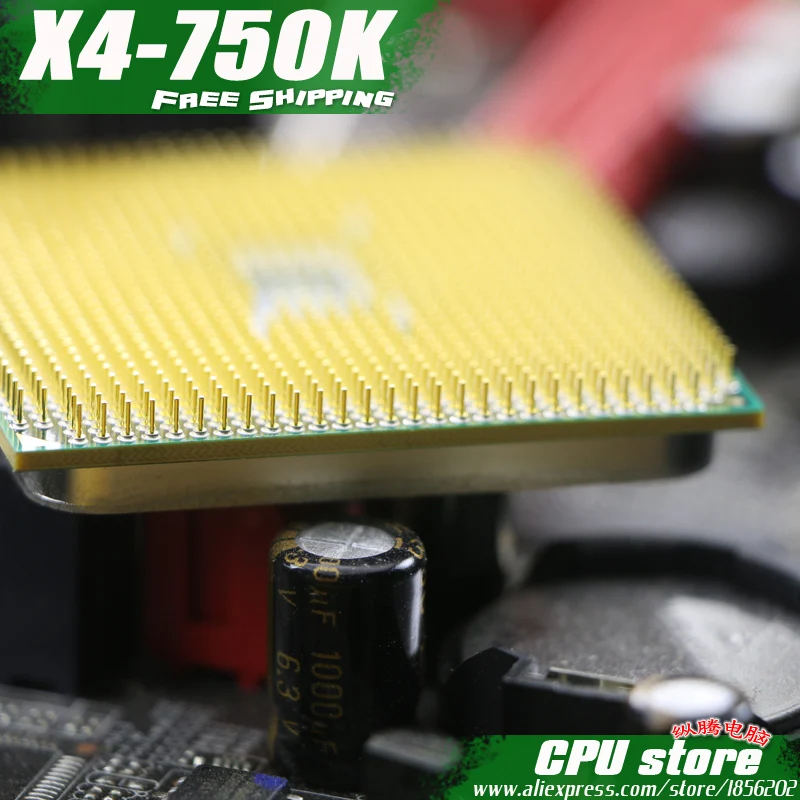 Бесплатная доставка AMD X4 750 K Quad Core FM2 3 4 ГГц МБ 100 W Процессор процессор штук 750K