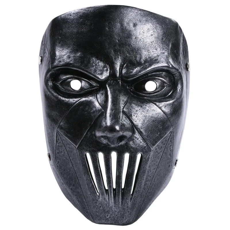Черный Полимерная маска Slipknot, косплей, страшная маска, серебряная маска на Хэллоуин, мужские Вечерние Маски, маскарадный костюм, маски - Цвет: Черный