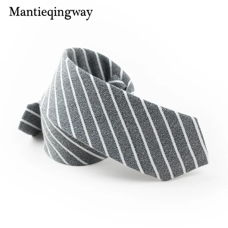Мужской формальный галстук Mantieqingway для делового костюма 6 см облегающие Галстуки
