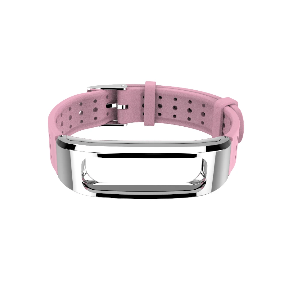 Pink Mijobs Молодежный ремешок для huawei Honor Band 4 Runnning Версия смарт-Браслет спортивный браслет Honor Band 4 ремешок для бега - Цвет: Pink