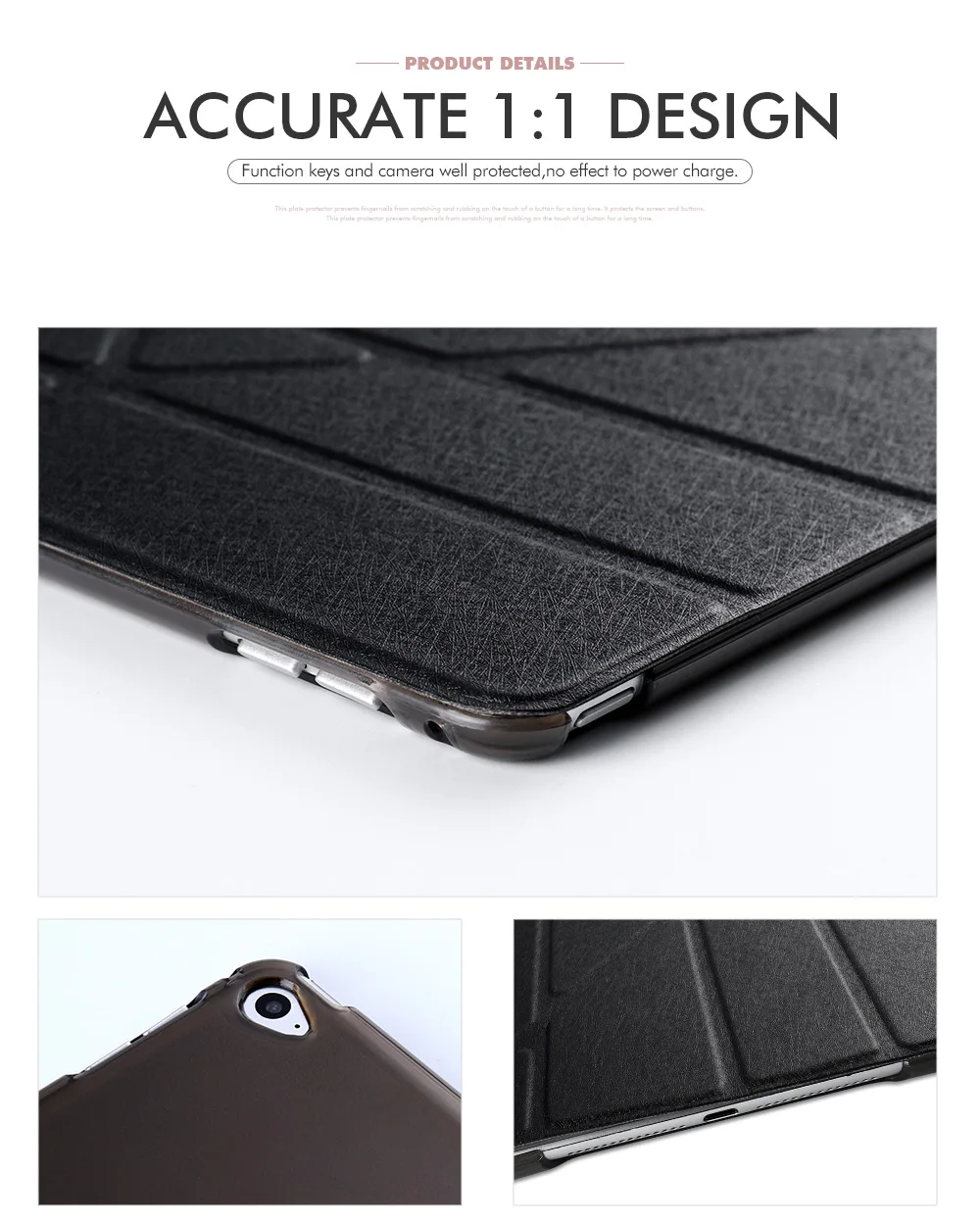 Силиконовый чехол из искусственной кожи для iPadMini 4, чехол, мягкая задняя крышка, трехслойная подставка, умный чехол для Apple iPadMini4, 7,9 дюймов, чехол для планшета
