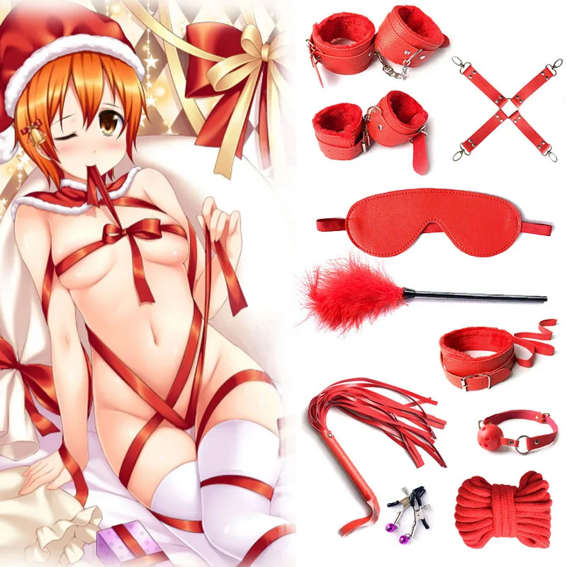 10 шт./компл. из кожи ПУ на подкладке искусственного меха интимные игрушки для