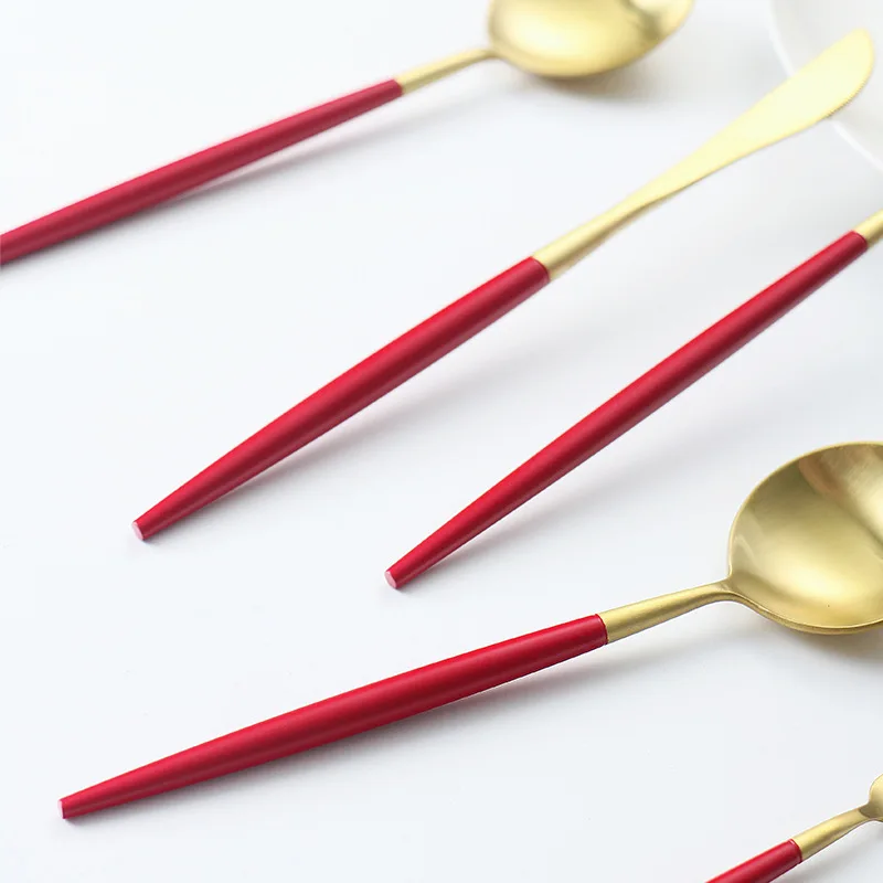 304 нержавеющая сталь западные серебряные столовые приборы набор благородных