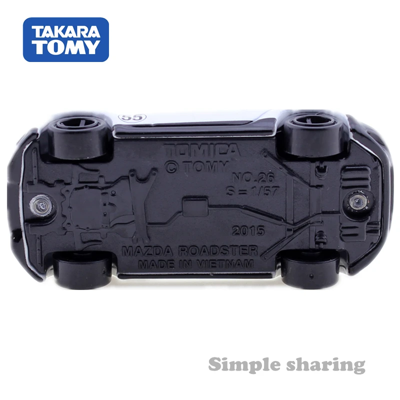TAKARA TOMY Tomica Aeon Mazda Roadster 3 Настройка масштаба 1:57 литая Детская кукла модель комплект