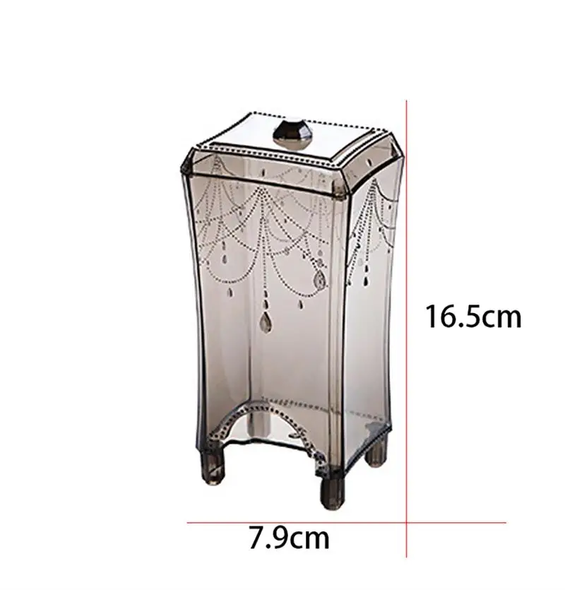 Хлопковый тампон органайзер для макияжа коробка хранения портативный контейнер