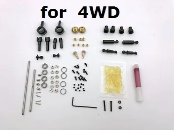 C24 metal upgrade Обновление WPL C24 RC автомобиль 1:16 4WD радио управление внедорожный мини автомобиль RTR Рок Гусеничный электрический багги движущаяся машина дети играть RC автомобили - Цвет: C24 metal upgrade