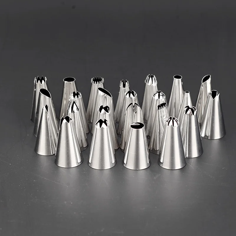 24 шт глазурь трубопровод сопло торт крем украшения головы Кондитерские