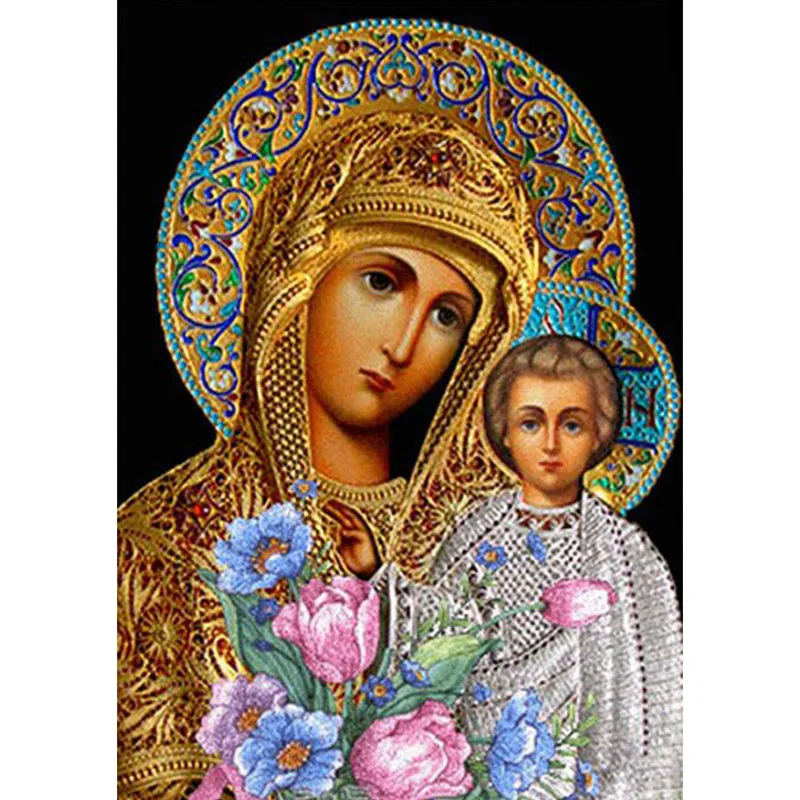 Свадебные украшения подарки Хрустальная религия квадратная Алмазная вышивка