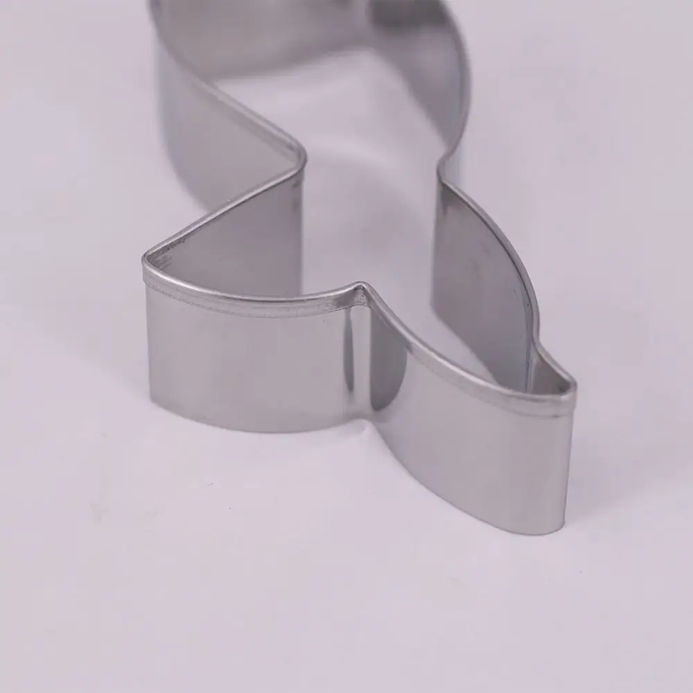 Форма хвост русалки из нержавеющей стали серебристого цвета форма для печенья