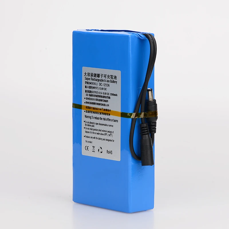 Cncool DC 12 В 12000 мАч Recahrgeable батарея Высокое качество портативный литий-ионный