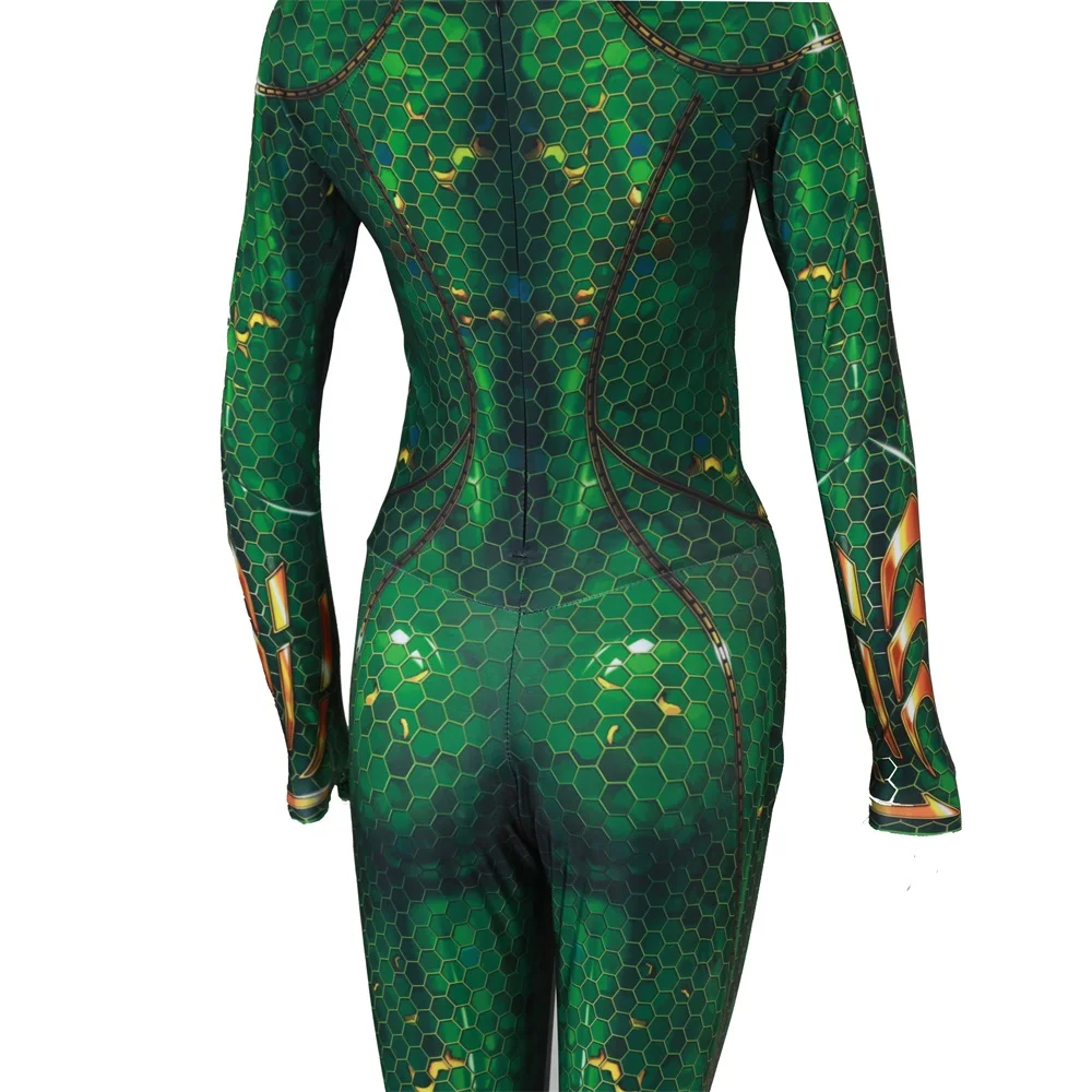 Новый костюм для косплея Aquaman Mera Queen Женский Детский комбинезон Zentai