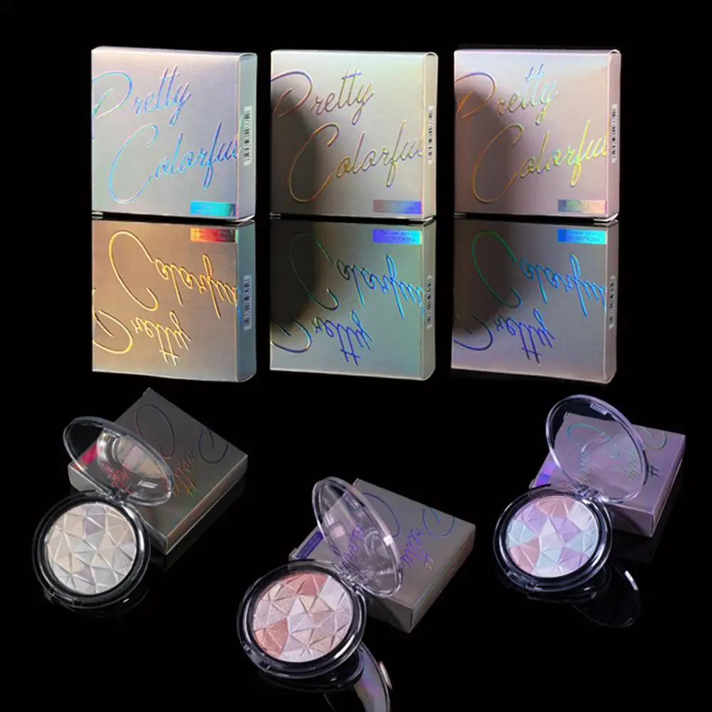 MEIS beauty Makeup Shimmer Хайлайтер для контуринга лица Косметика прессованная пудра хайлайтер палитра осветляет кожу Maquiagem MS0171