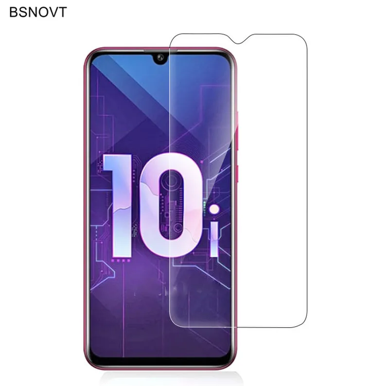 2 шт защита экрана стекло Honor 10i закаленное для Huawei телефон 9H P Smart Plus 2019/Enjoy 9s