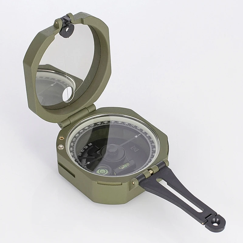 Профессиональный геологический компас цинковый сплав военный
