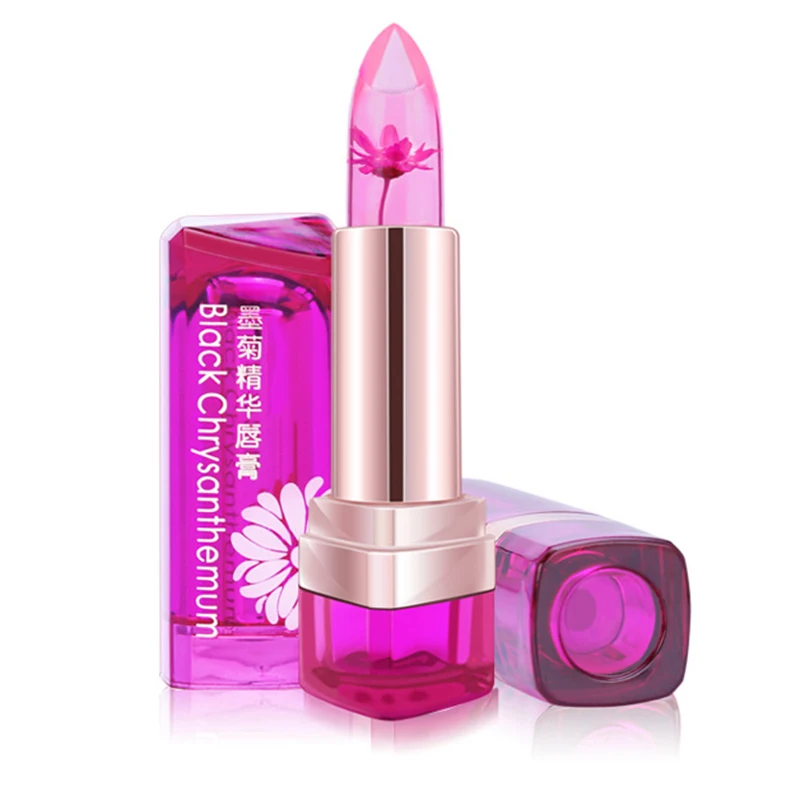 Желе Цветок губная помада блеск для губ прозрачный увлажняющий макияж