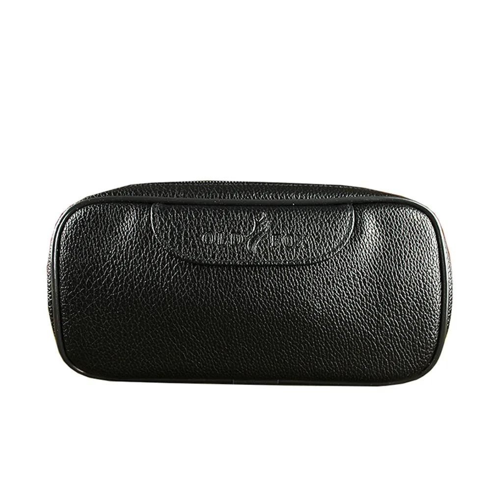 RU MUXIAING Good Portable из искусственной кожи Litchi Black сумка для трубки/Чехол/Сумка 2