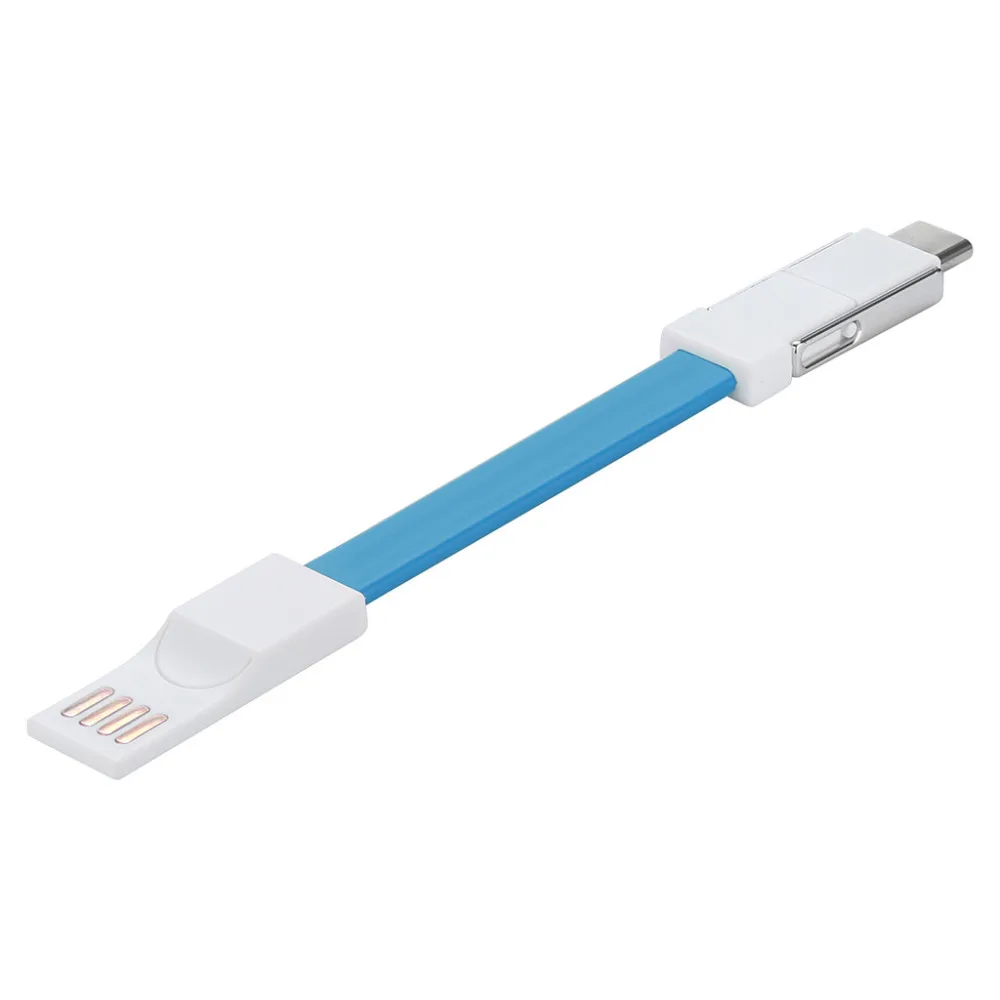 Новинка, высокое качество, брелок для ключей, 9 см, короткий Магнитный Micro usb type-C, кабель для зарядки и передачи данных, шнур для ПК и телефона