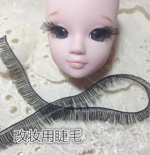 Ресницы для шарнирных кукол 1 см * 20 3 цвета | Игрушки и хобби