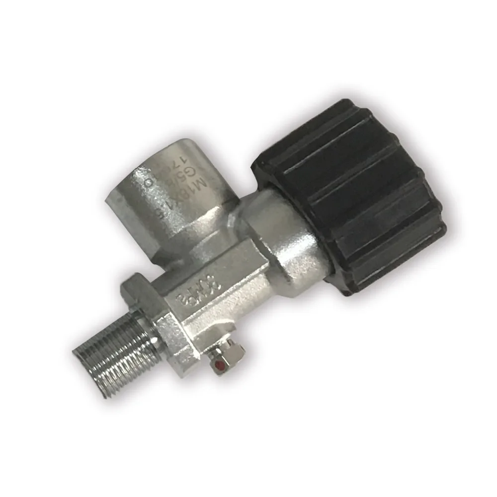 AC910 Pcp Paintball Din Valve Tank ON/OFF Valves 30Mpa/4500psi M18*1.5 High Pressure Cylinders/CF Tank Carbon Fiber Cylinders