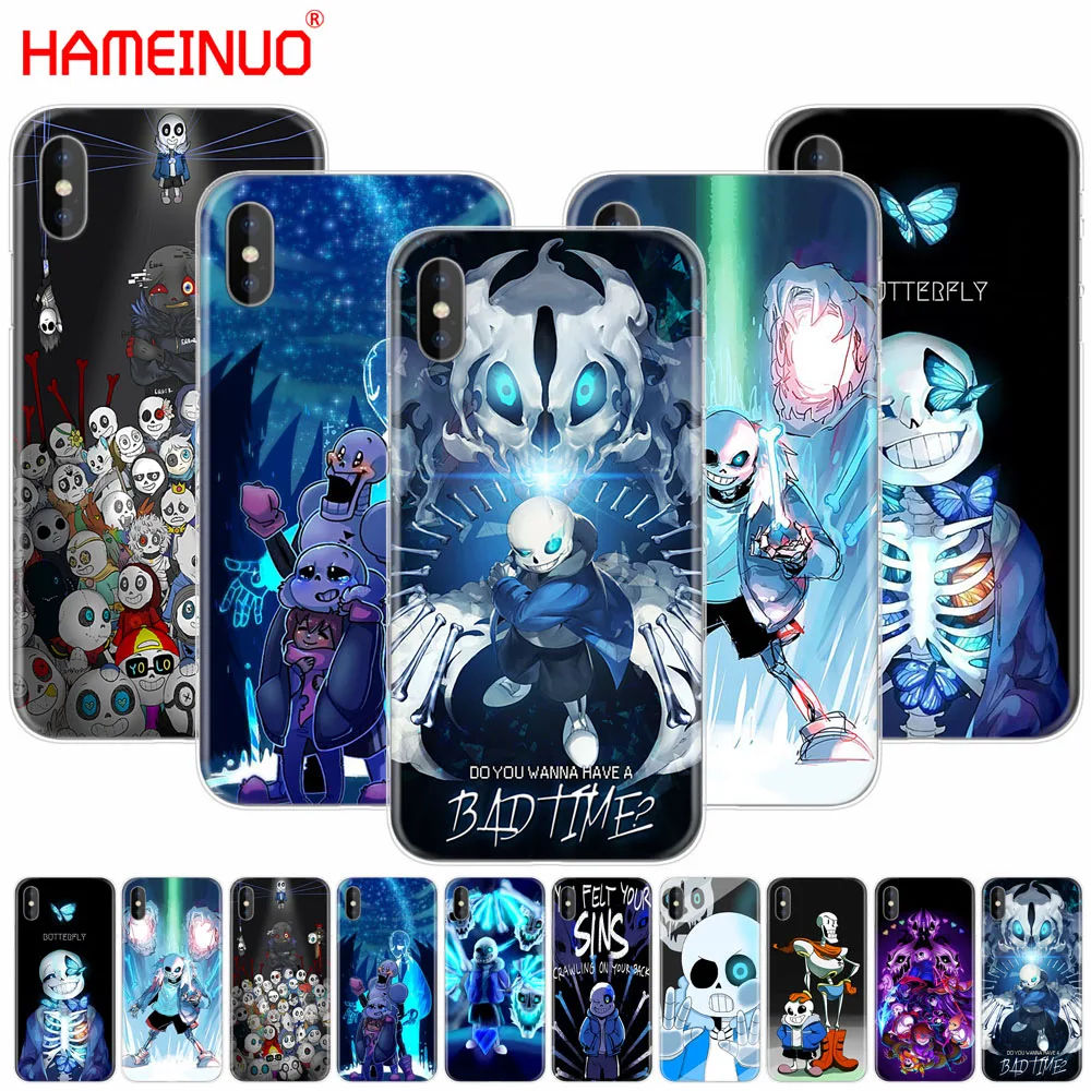 HAMEINUO undertale papyrus sans doggo Чехол для мобильного телефона iphone X 8 7 6 4 4s 5 5s SE 5c 6s plus|Бамперы|