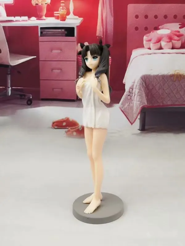 Фигурка из м/ф Судьба/большой заказ Tohsaka Rin Коллекционная модель игрушки 19 см