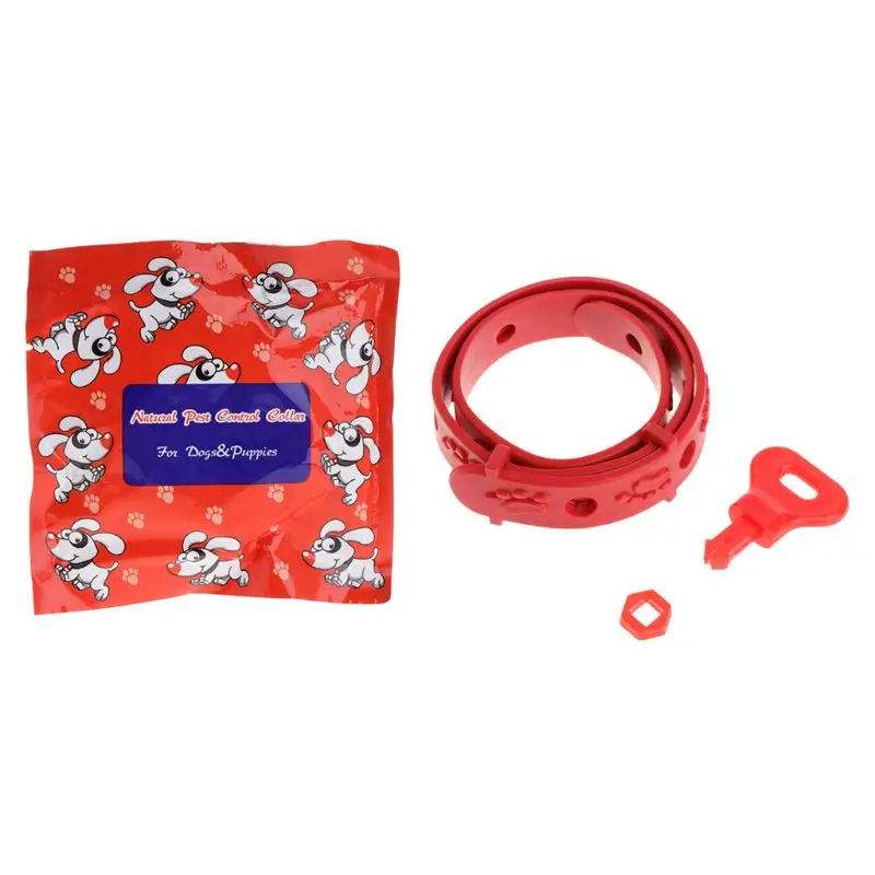 For Dog Красный ошейник для питомца, регулируемый Блошиный клещ, клещи для удаления лямок для собак, кошек, щенков, шейный ремень, антиблошиный клещ Acari S921 - Цвет: For Dog