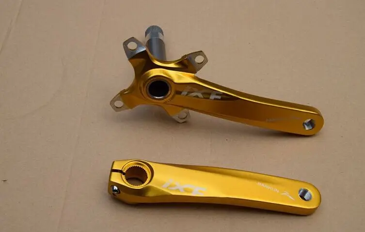 

Crank 104BCD alloy aluminum road mountain bike crank suit sprocket set 68BB folding bike refitting for M610 mtb bicycle part