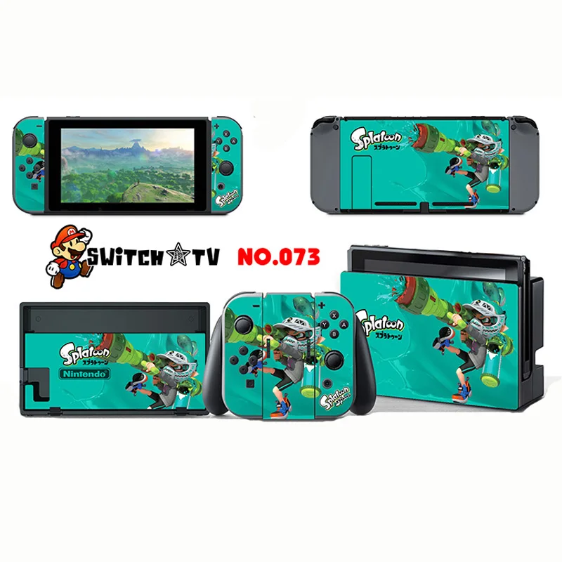 Виниловые наклейки для Pokemen/Zelda Decal Cover Набор для консольный переключатель Nintendo и Joy-Con Controlle - Цвет: 073