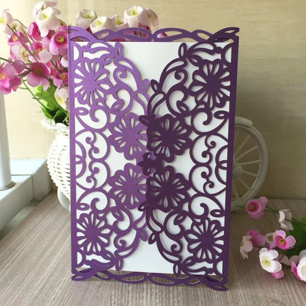 1 шт. романтические приглашения на свадьбу открытки invitaciones de boda поздравительные