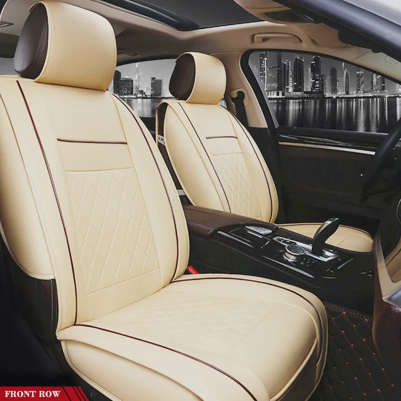 SCOTABC автомобильные кожаные чехлы для toyota rav4/prado/camry/yaris/mark x/passo/land cruiser 80 на сиденья