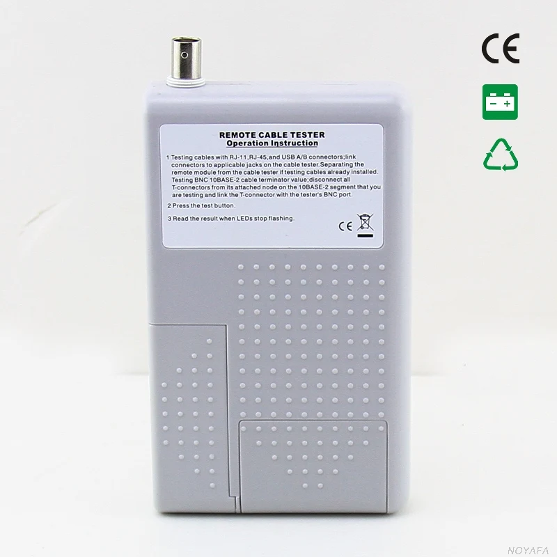 NF-3468 4 в 1 Многофункциональный цифровой RJ11/RJ45/BNC кабель USB, тестер Длина Кабеля Тестер английская версия
