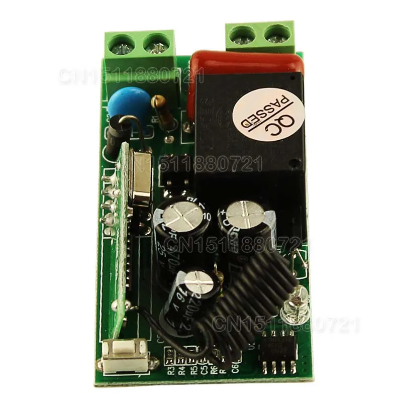 Беспроводной Радиочастотный выключатель с дистанционным управлением 220 В 1 канал