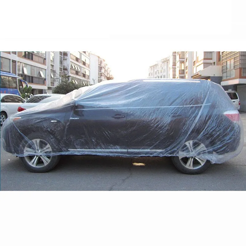 Портативный прозрачный автомобильный пылезащитный грязный чехол с полным