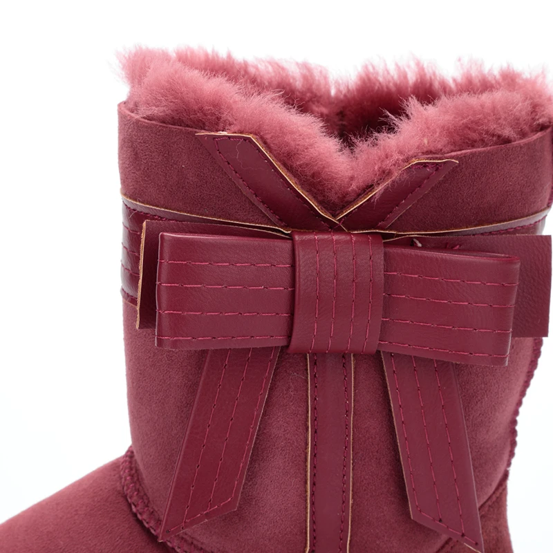 Женские сапоги из натуральной овечьей кожи с натуральным мехом | Обувь