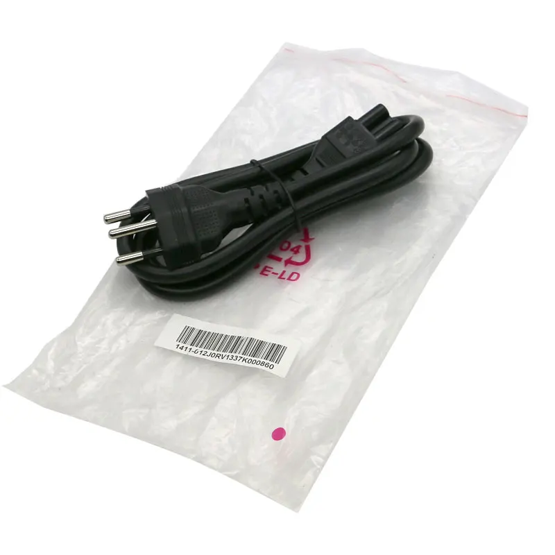 

New Genuine Portable Universal 3 Prongs Switzerland Plug AC Power Cord Cable 100CM Black Color