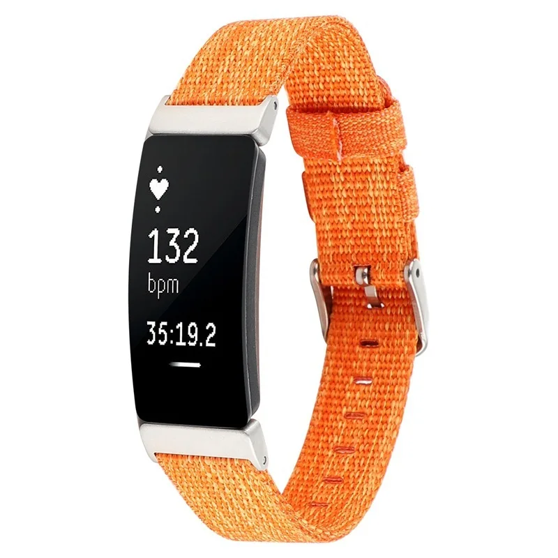 Нейлоновый ремешок для Fitbit Inspire HR Браслет Ремешок Для часы тканевый замена Смарт