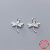 uqbing bijoux wholesale 925 sterling silver dragonfly charms pendant animal jewelry findings for diy bracelet necklace making