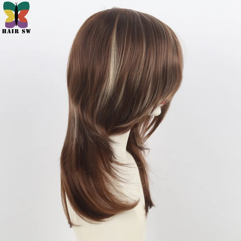 HAIR SW длинный прямой синтетический парик с боковой челкой блонд выделяет