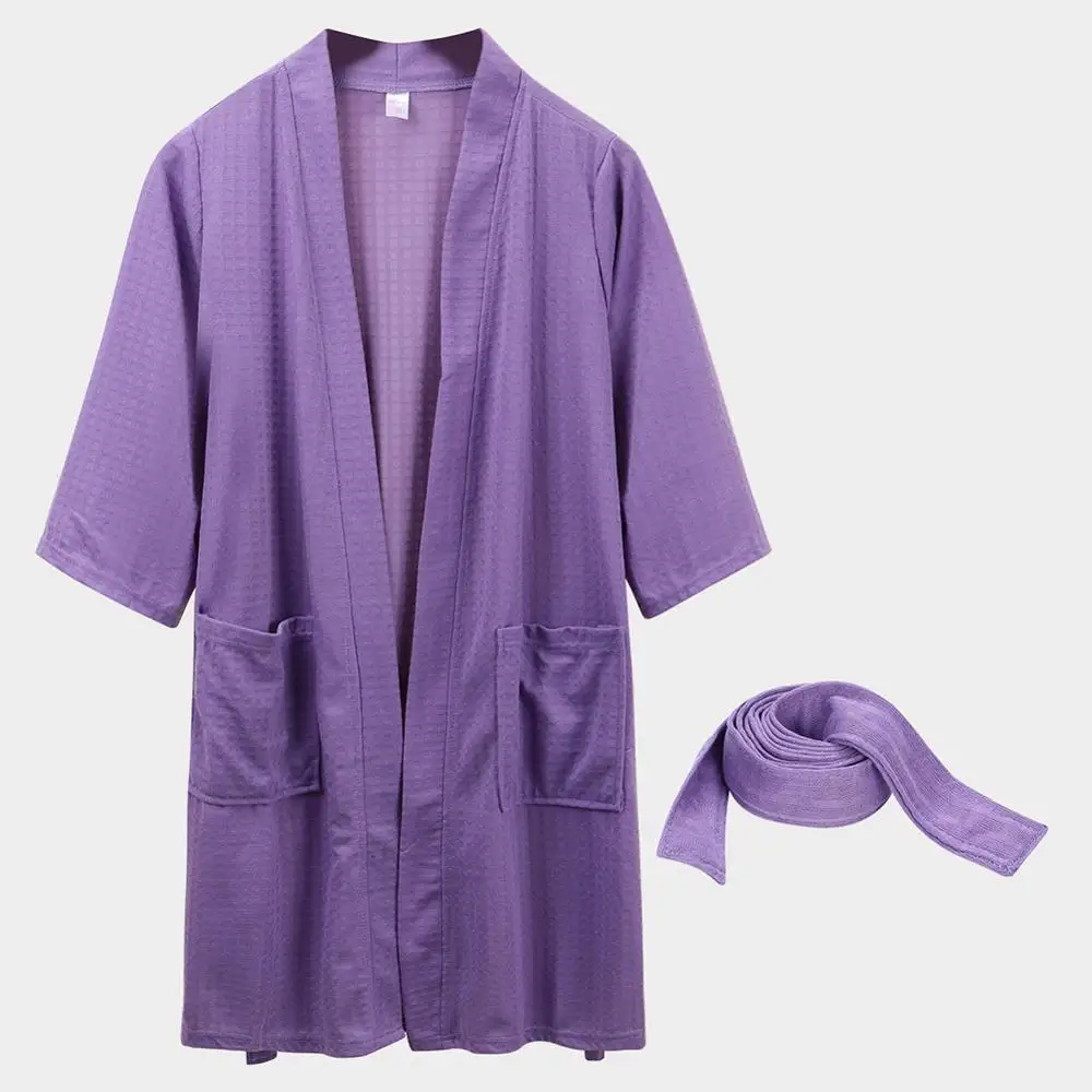 Robe-PL1 DANALA осенний теплый хлопковый женский халат с длинным рукавом и поясом, элегантная женская одежда для сна, Ночная одежда - Цвет: Robe-PL1