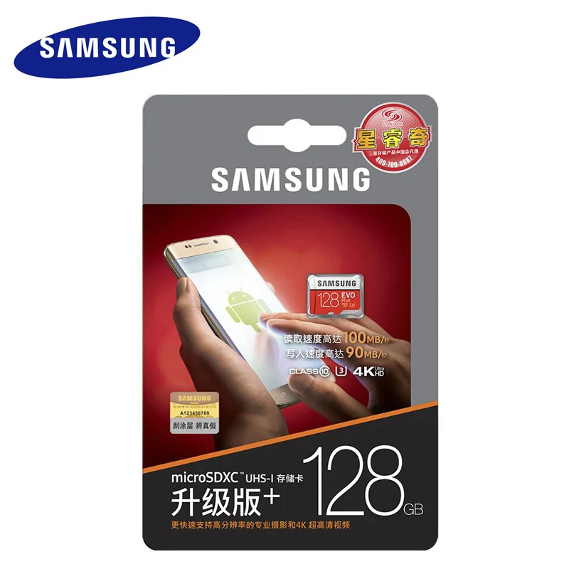 Samsung карта памяти micro sd class10 карты памяти 32 ГБ evo плюс 256 ГБ 128 ГБ 64 ГБ 16 ГБ SDXC TF Trans Flash Memoria microSd Для Смартфонов
