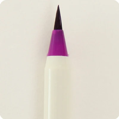 08 purple Кавайная платиновая кисть для письма каллиграфия мультяшная ручка цветные мягкие кисти ручки канцелярские принадлежности canetas escolar - Цвет: 08 purple