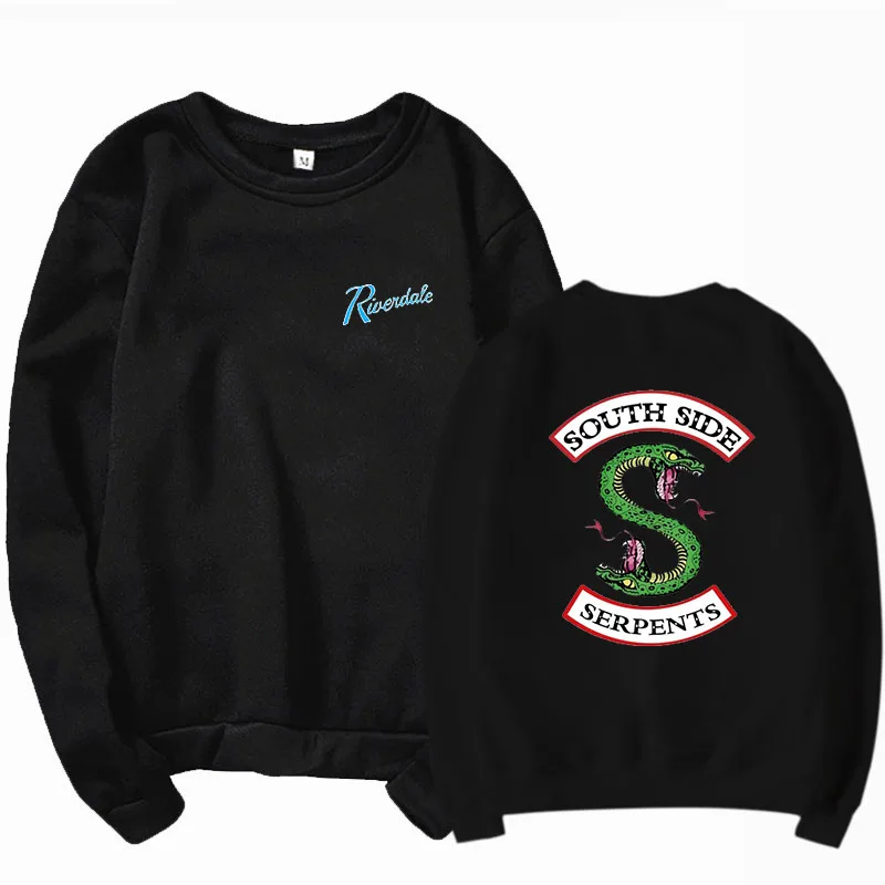 Флисовая толстовка с капюшоном Pop's chock'lit shoppe, цветной дизайн, Jughead Jones, Southside Serpents, ривердейл косплей, ривердейл подарок, archie