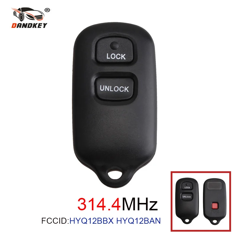 Dandkey 2 + 1 3 кнопочный фонарь 314 4 МГц для Toyota Highlander 2001 2002 2003 2004 2005 2006 HYQ12BBX/HYQ12BAN|Ключ от