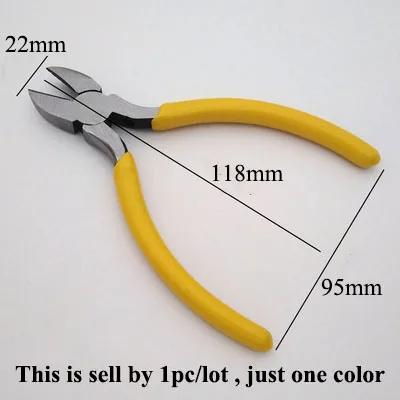 Cutting pliers Meetee 4 шт. металлический поворотный триггер застежка Лобстер защелкивающийся крючок Брелок кольцо Паракорд ремешок открытый рюкзак сумка DIY ремесло BD051 - Цвет: Cutting pliers