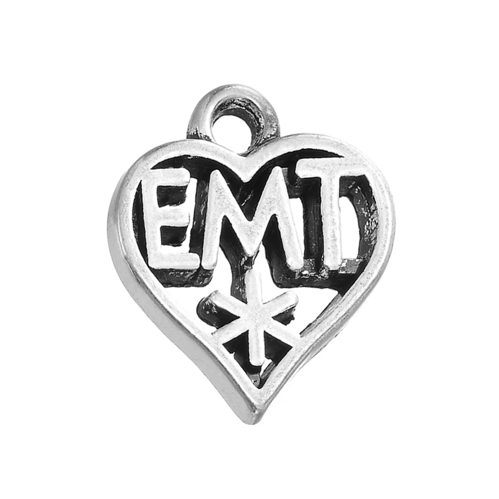 EUEAVAN 30 шт. серия медицинского обслуживания Очаровательная надпись EMT со снежинкой