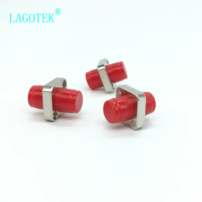 50 шт. волоконно-оптический адаптер FC UPC Тип D квадратный волоконно-фланцевый